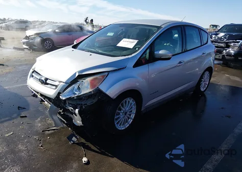 2014 Ford C-Max Hybrid Se from USA, damaged, VIN 1FADP5AUXEL518107